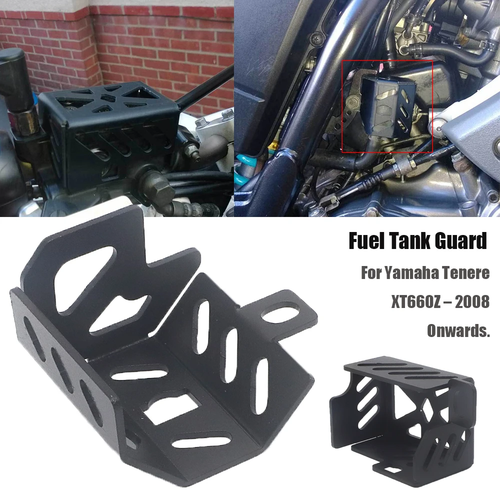 Motorcycle Front Brake Reservoir ​Oil Cup Guard Protector Cover For Yamaha Tenere XT660Z XT 660 Z XTZ 660 2008 2019 2020 2021