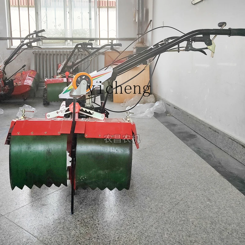 ZK gasoline soil loosening and field field weeding four-wheel drive micro-tiller small agricultural multi-functional microtiller