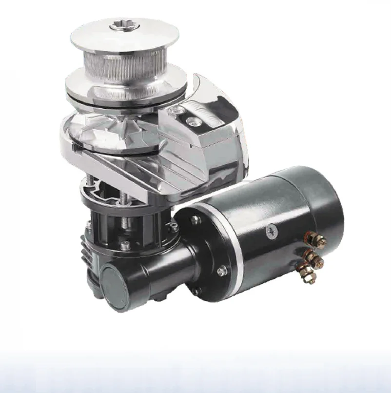 12V 1000W Heavy Duty Highspeed Marine Boat Anchor Winch Windlass With Capstan For Boats From 32ft To 45ft C1012C
