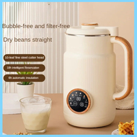 1200ML Touch Screen Soybean Milk Machine with Automatic Cleaning Powerful Food Blender Water Boiling Kettle Juicer