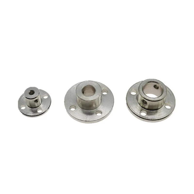 Shaft Axis Bearing Fittings 3/3.17/4/5/6/6.35/7/8/10/11/12/14mm Rigid Flange Coupling Motor Guide Shaft Coupler Motor Connector