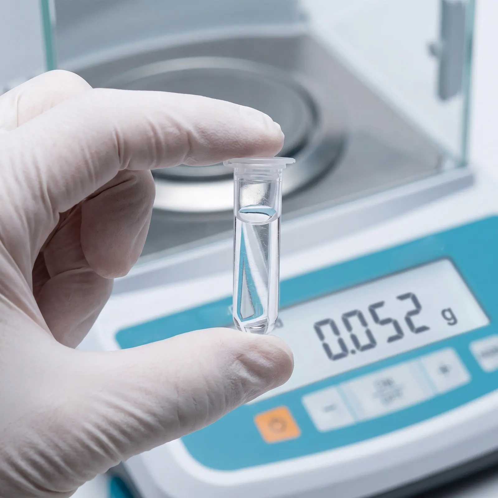 300Pcs Microcentrifuge Tubes Clear Plastic Graduated Marking Area Lab Sample Test Vials Centrifuge Tubes for Scientific