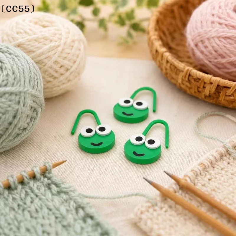 10Pcs/20Pcs  Cartoon Frog Locking Markers Cute Animal Knitting Crochet Needle Clips DIY Handmade Sewing Accessories Tool〔CC55〕