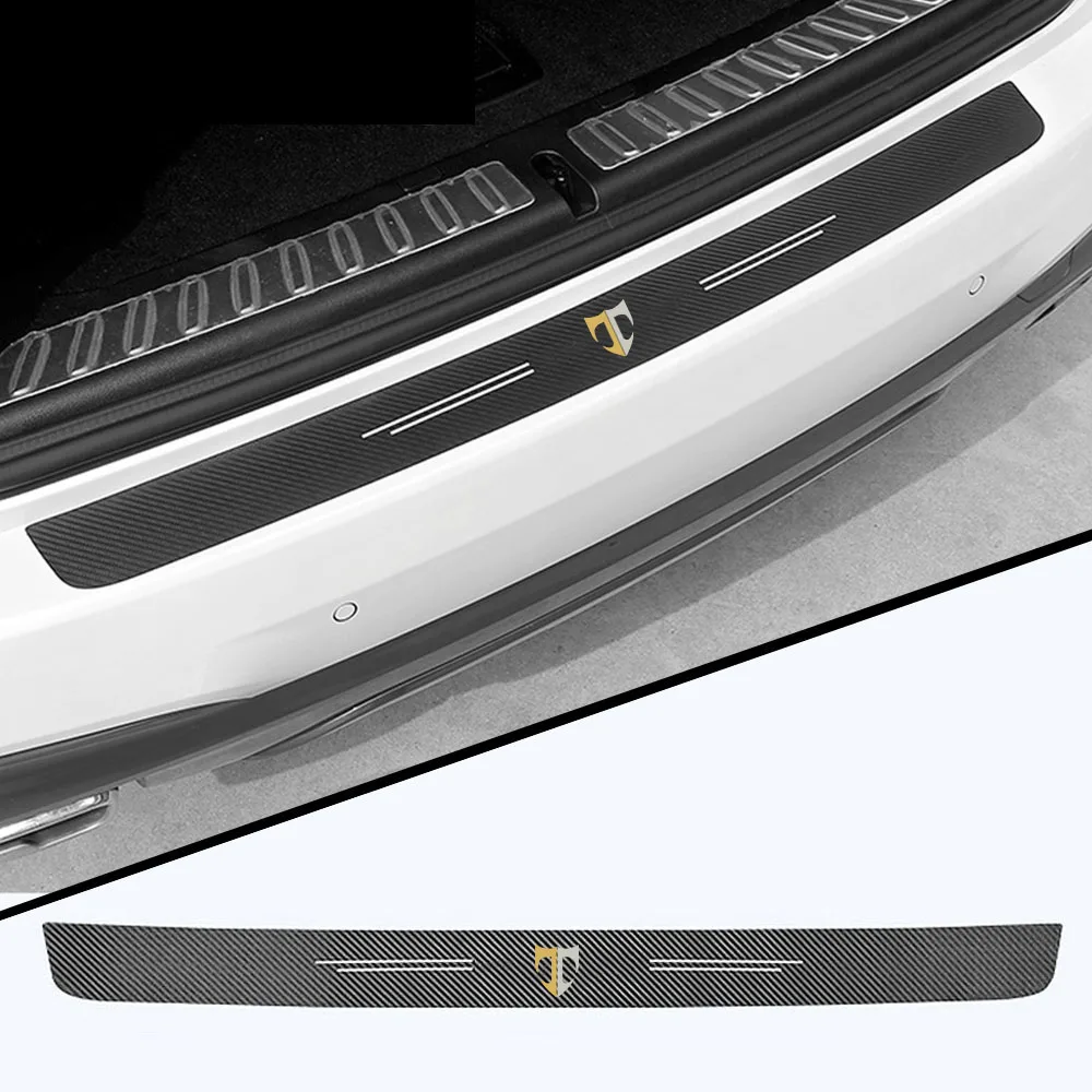 1pc car trunk decorative protective stickers modification For Hyundai Tiburon Coupe T Styling Auto Accessories