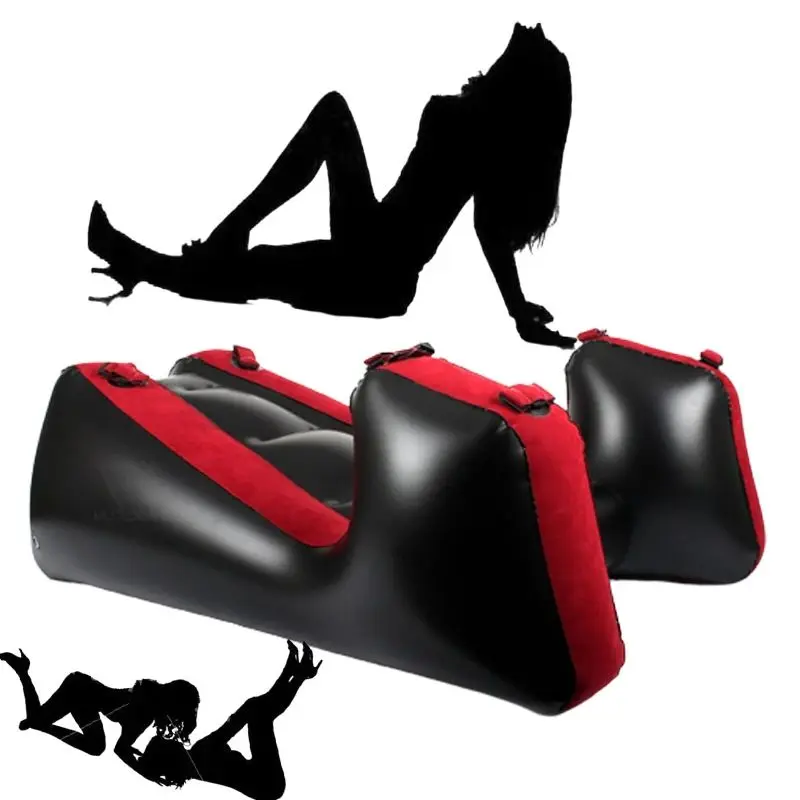 Erotic Pillow Soft Chair Bed Sex Inflatable Sofa Legs Tied Open BDSM Bondage Spreading Restraints Chair Sextoys Couples Deeper