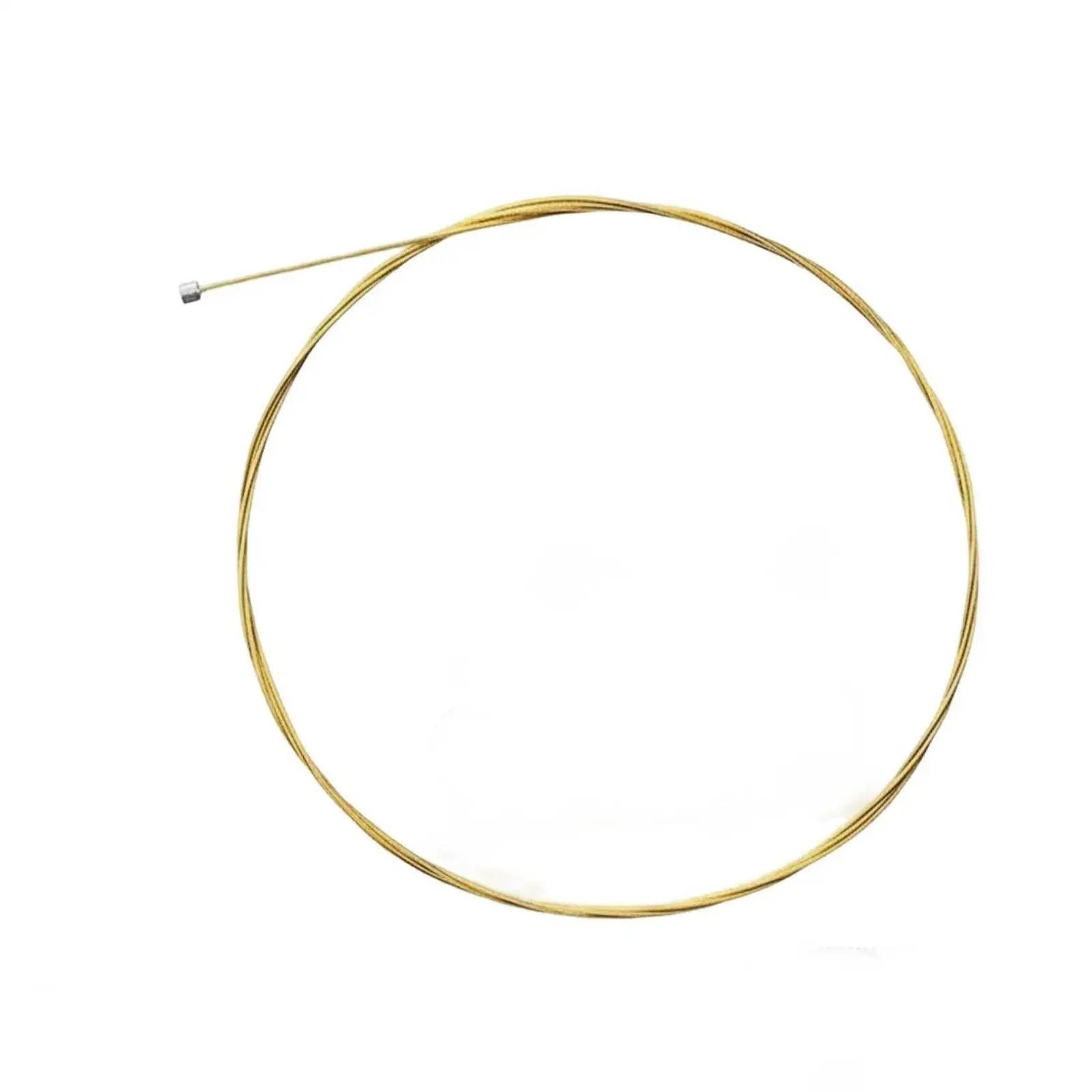 Smooth Polished Bike Brake Cable Stainless Steel Pre Stretched 19 Strands Zinc Alloy Head for Mountain Road Bicycle Parts