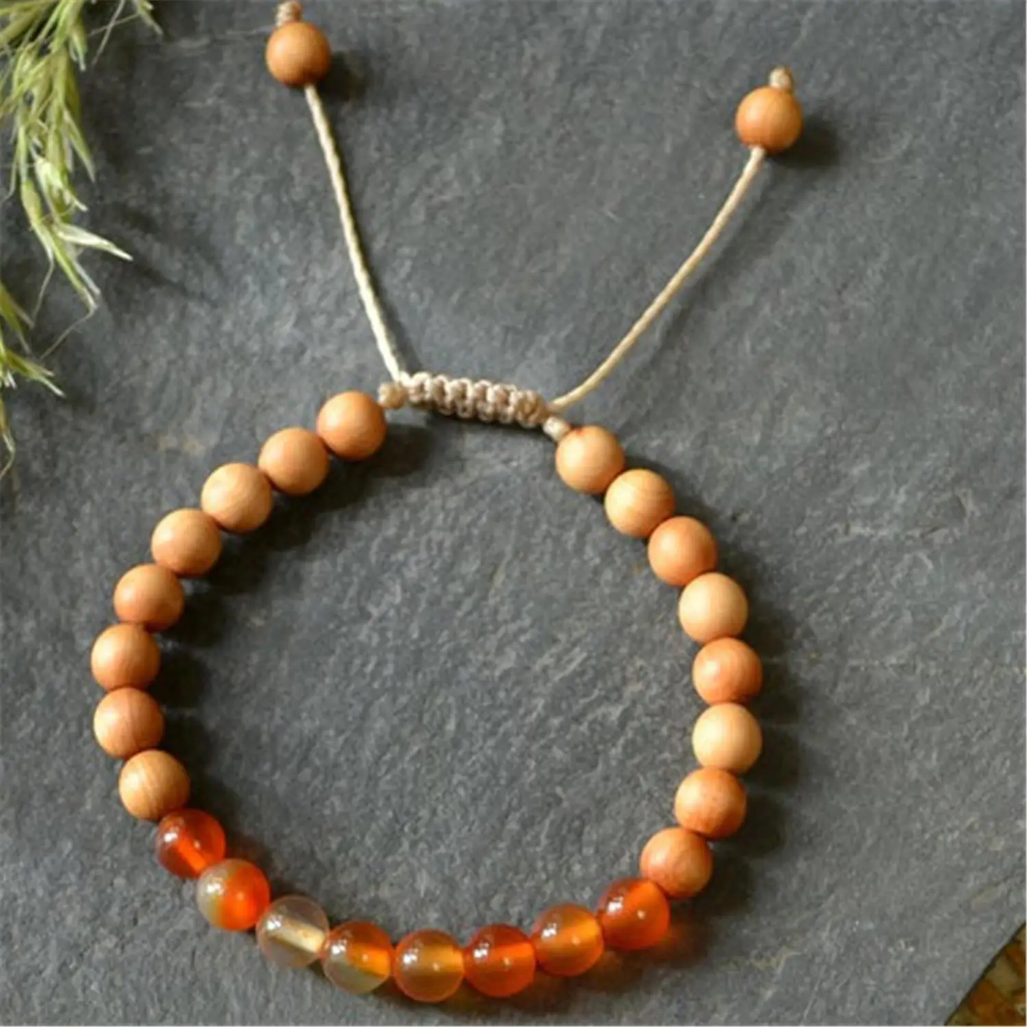 

Carnelian Beads Mala Energy Bracelet Bangle Trendy Jewelry Lovers Beaded Wrap Stackable Charm Men