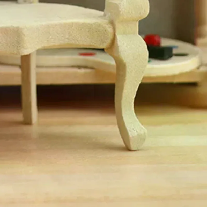 1:12 دمية كرسي مصغر كرسي الأثاث نموذج المنزل ديكور لعبة بيت الدمية الملحقات