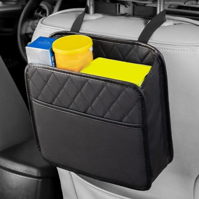 242A Waterproof Car Seating Back Organizers Storage Bag For Family And Frequent Traveler Easy To Installation In Most Vehicle