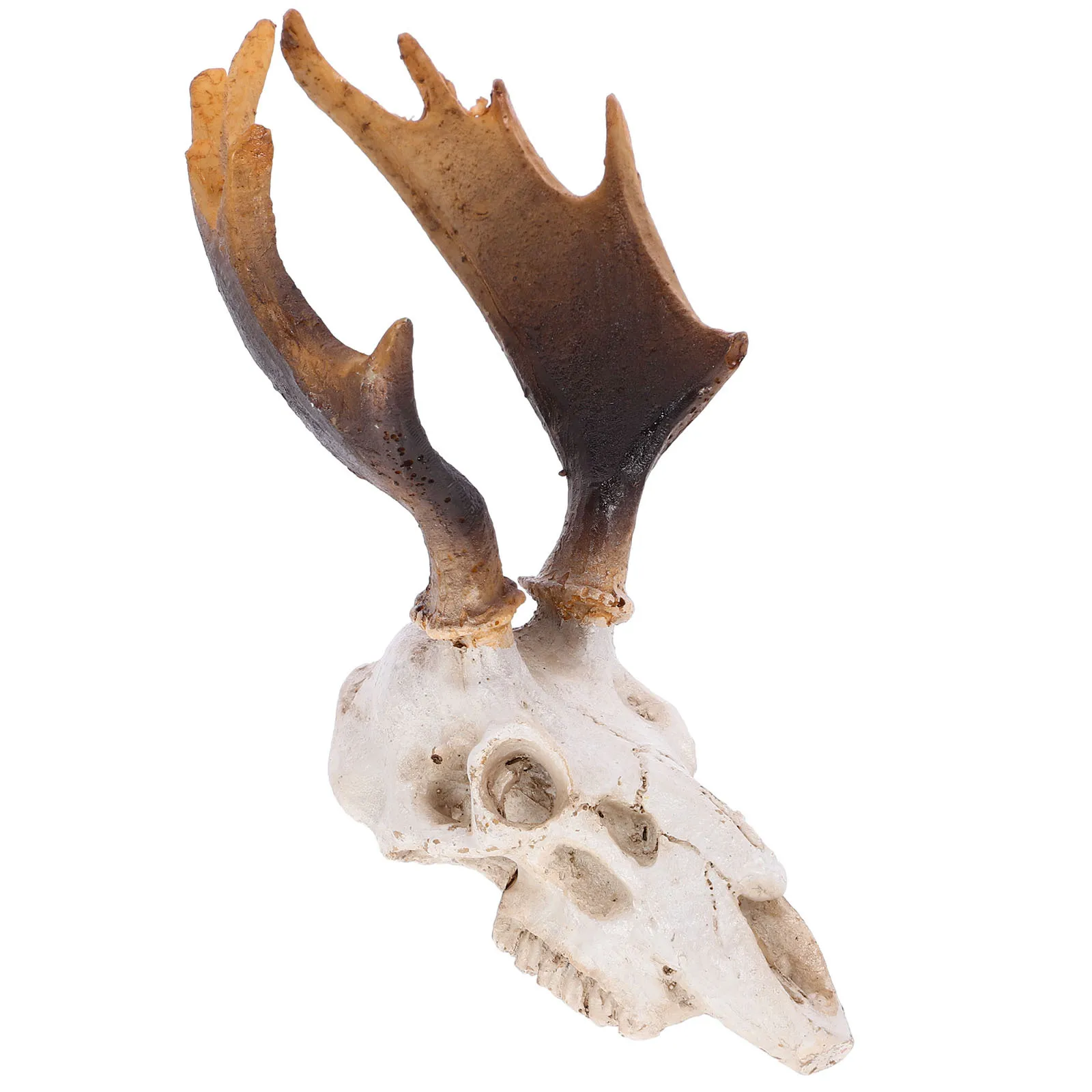 

Deer Skull Reptile Hideout Resin Ornament Exquisite Light Unique Artistic Atmosphere Fine Workmanship Pet Cave