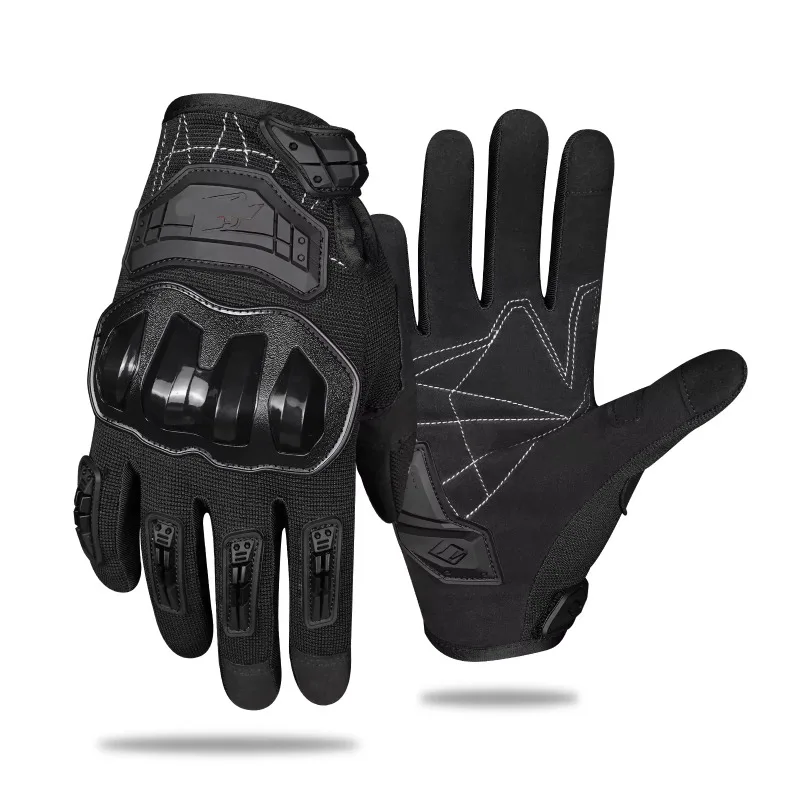 

Motorcycle Racing Gloves for Adults - Slip Resistant, Cut Resistant, Waterproof, Ideal for Motorbike Sports
