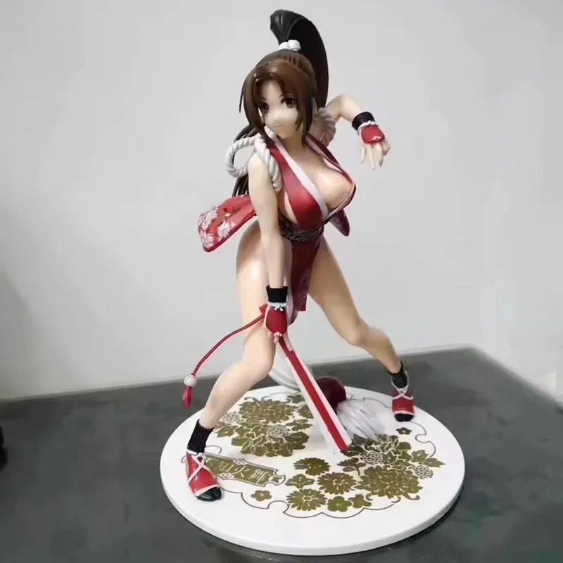 26cm The King Of Fighters Action Figure Mai Shiranui Fatal Fury Game Character Beauty Model Toys Cartoon Room Ornaments Gift Boy