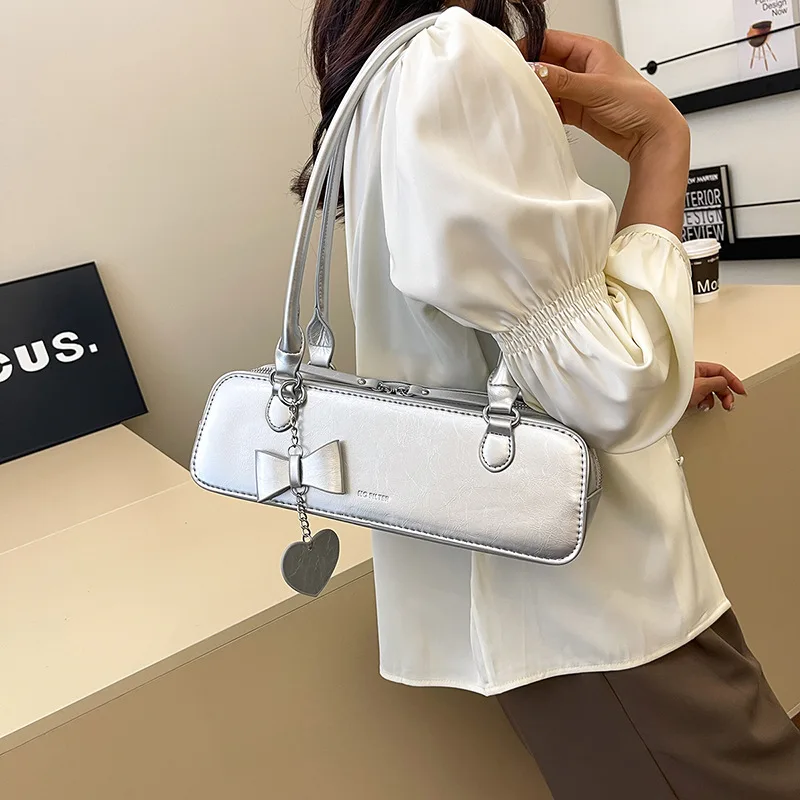 

2025 New Popular Lightweight Shoulder Crossbody Bag for Women Luxury High Quality Fashion Handbag Lady Four Seasons Baguette Bag