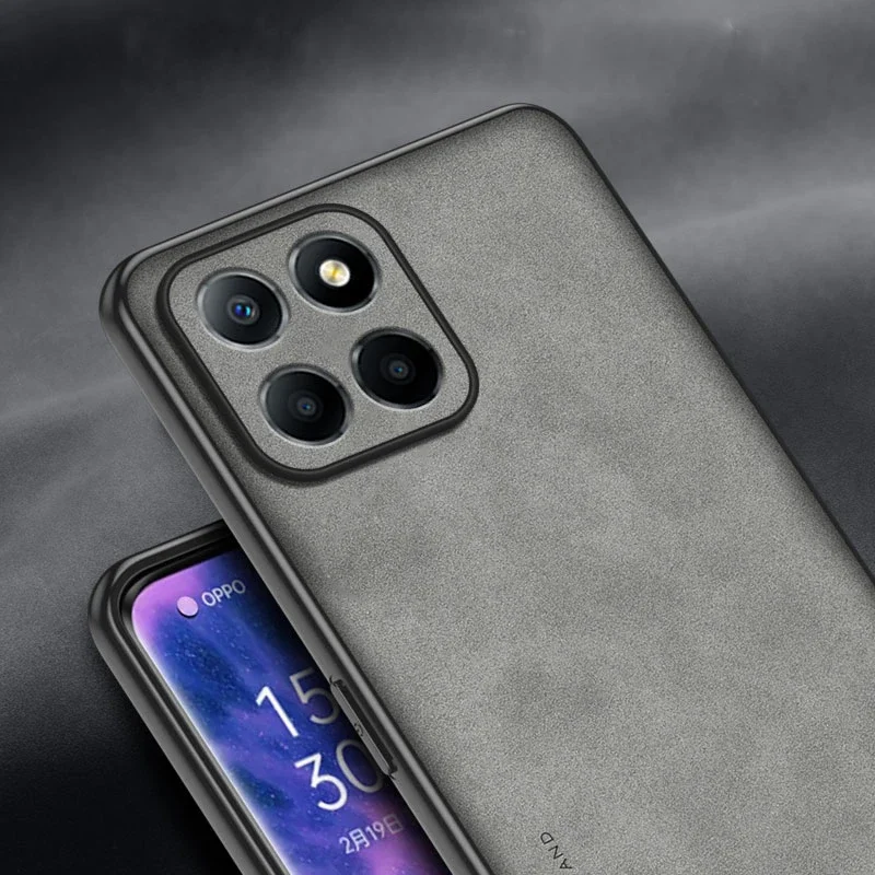 For Honor X8A Чехол Для Shockproof Matte Leather Case Soft Back Cover Fundas For Honor X8A чехол Bumper