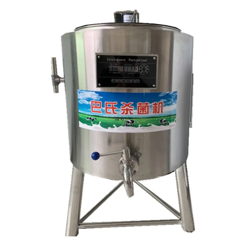 Farm Industries Use Dairy Machinery 100L Batch Liquid Beer Egg Tank Fruit Juice Yogurt Milk Pasteurizer Pasteurization Machine