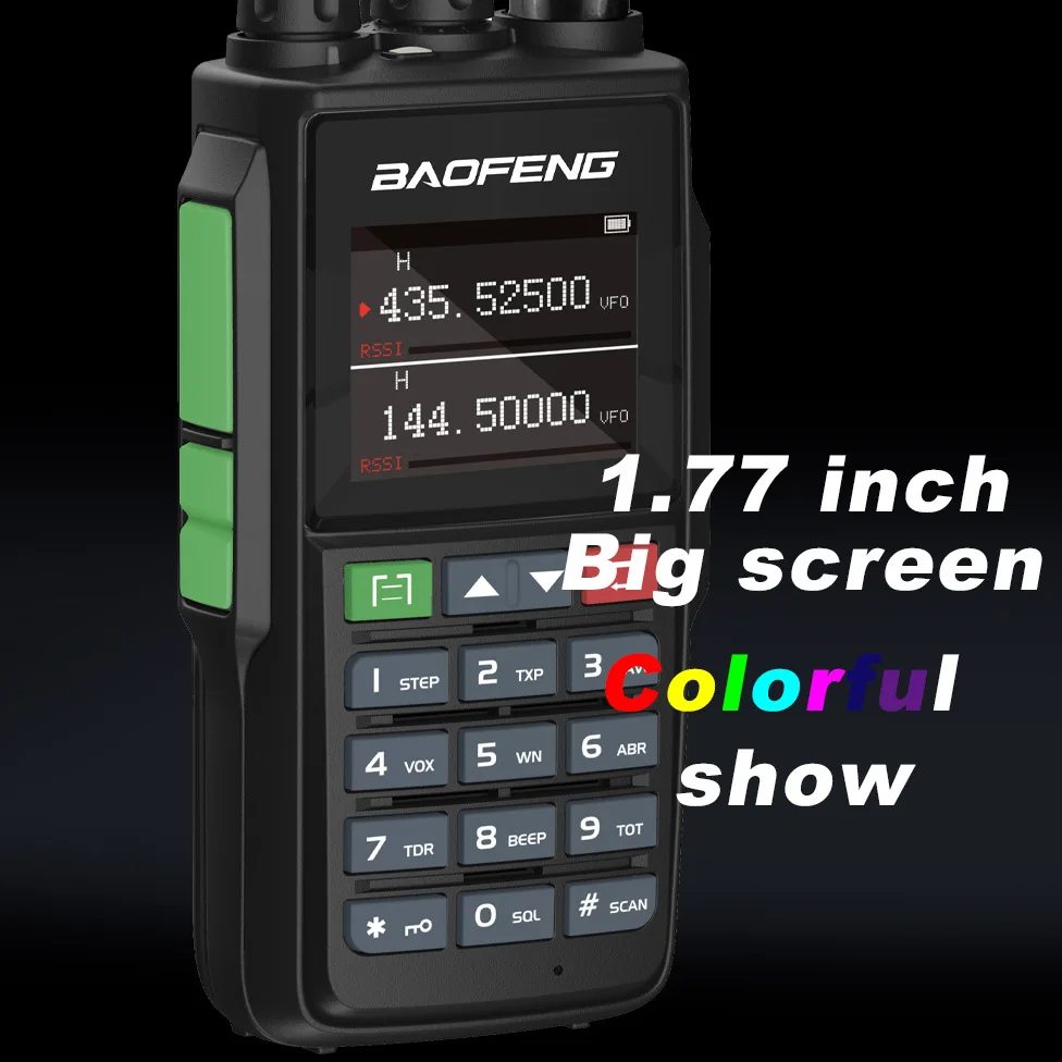 baofeng 2024 UV22 walkie talkie long range woki toki set long rate usb charge for high capacity battery 136-174,400-520MHz