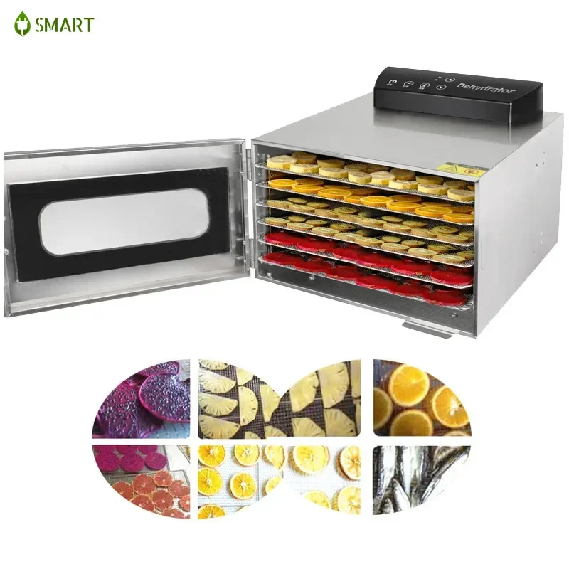 New home air dryer for dehydrating fruits, vegetables, dried fruits, meat, flower tea and making pet snacks.