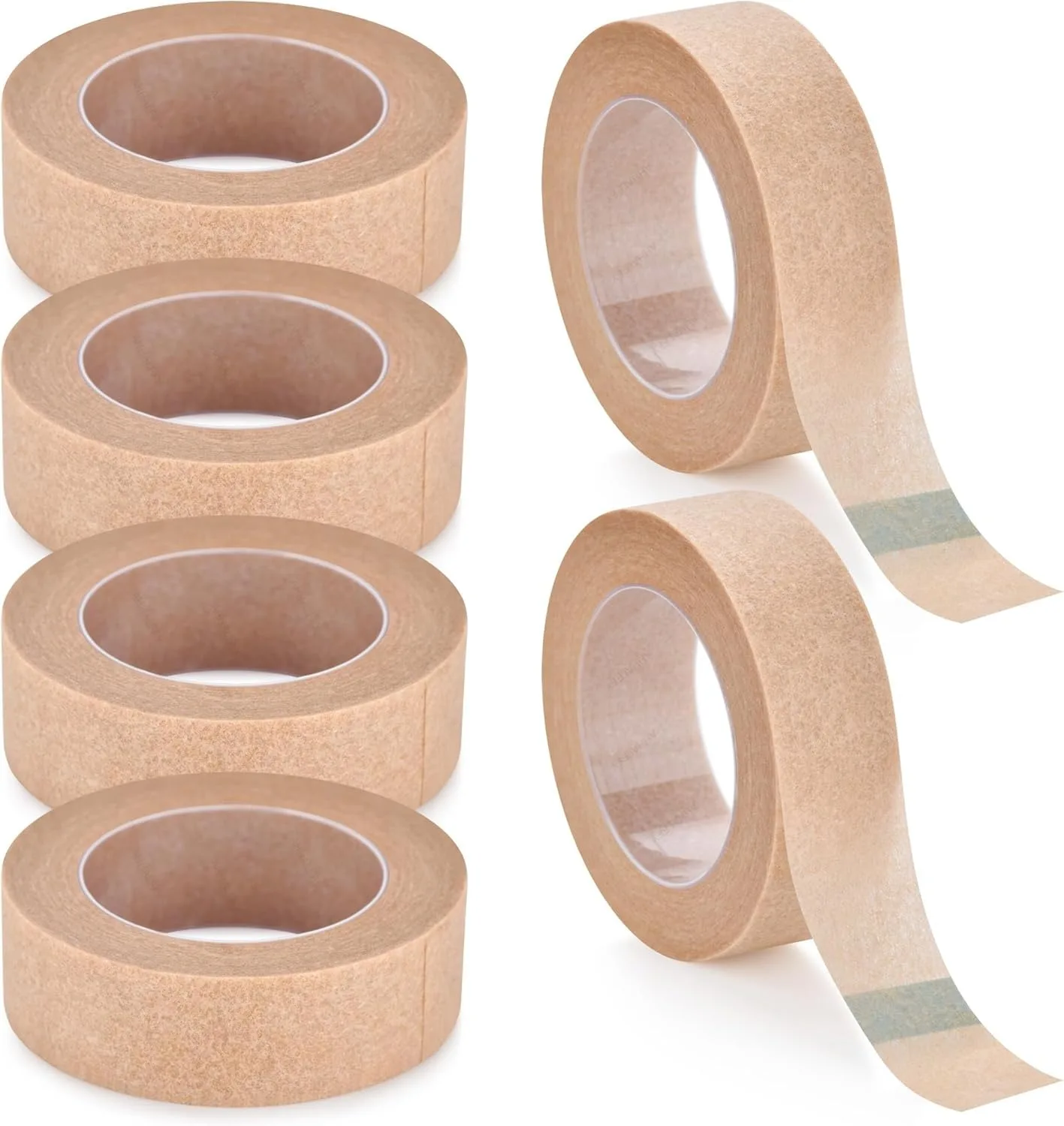 6 Rollos de Cinta Nasal para Modelar la Nariz, Cinta Microporosa, Cinta de Papel Médica para Piel Sensible, Vendajes Quirúrgicos Flexibles