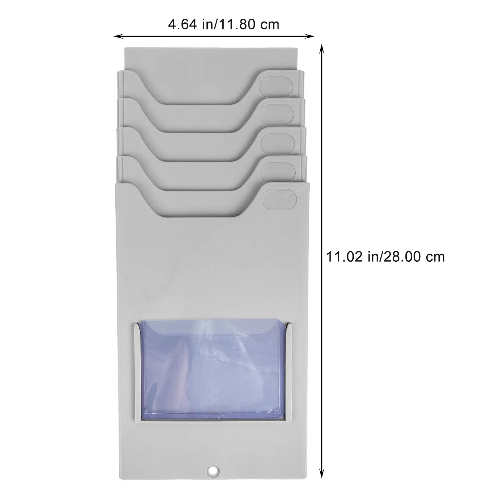 Hanging Card Rack for Attendance Cards, Employee Badge Organizer, Garage Storage Shelf – Warehouse Material Organizer