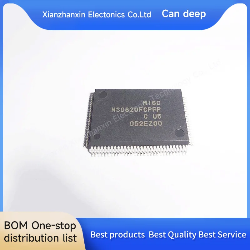 

1pcs/lot M30620FCPFP M30620 QFP-100 16-bit microcontroller