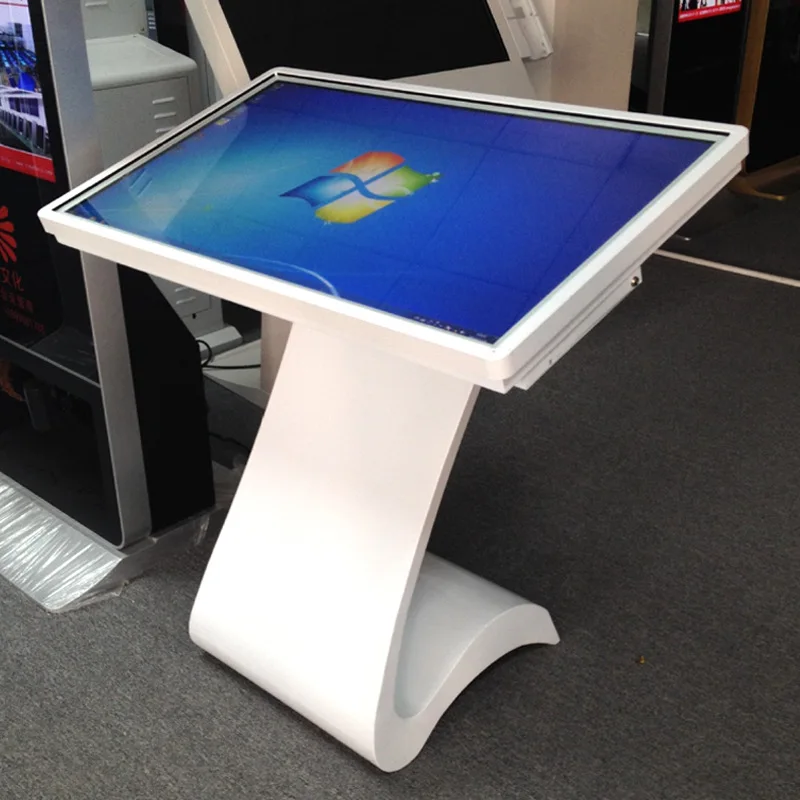 32 43 Inch Interactive All in One Information Free Standing Lcd Kiosk Touch Screen Digital Signage Kiosk