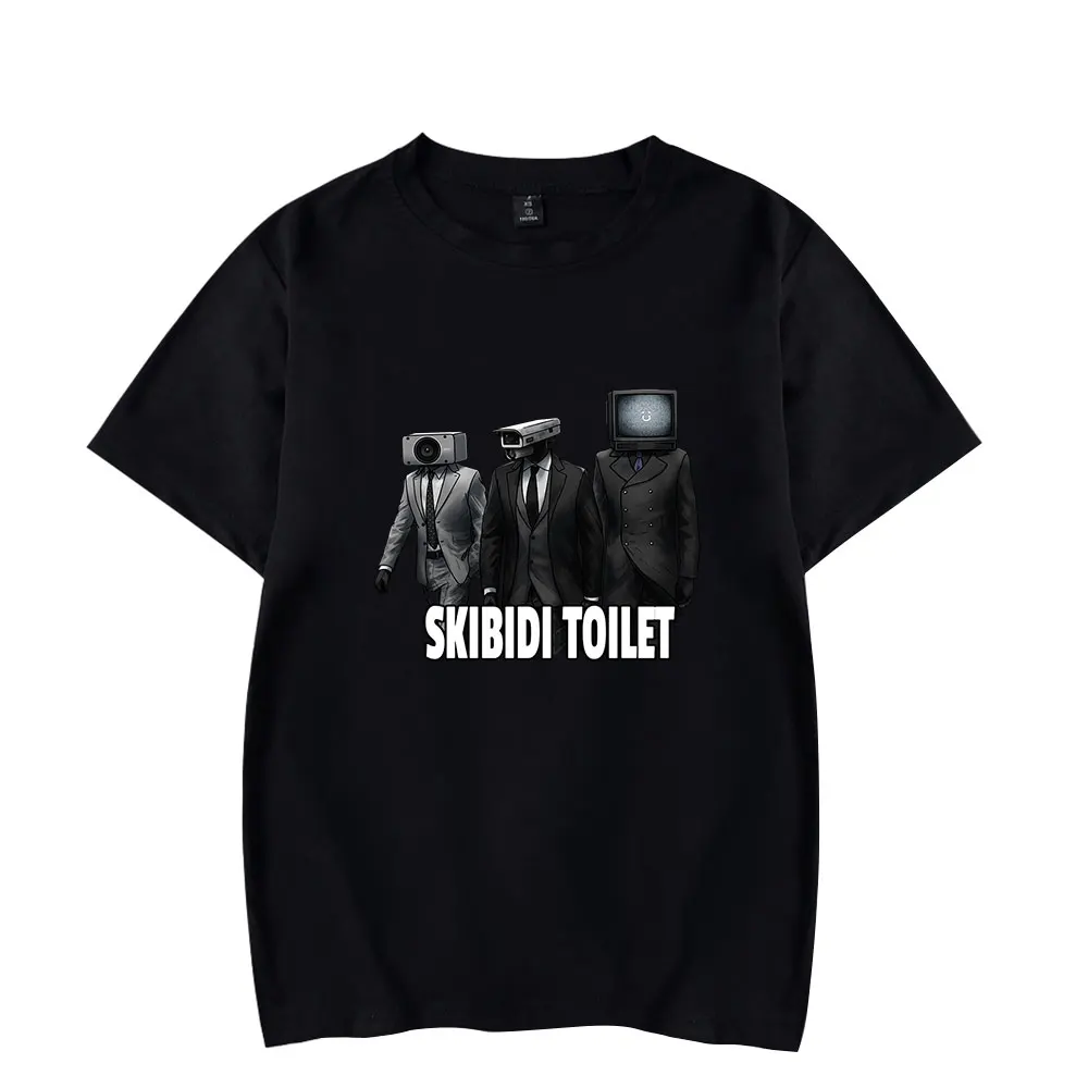 Skibidi Toilet Wiki T-Shirts TV Series Merch For Women/Men Unisex O-neck Short Sleeve TShirt Streetwear Fashion Top