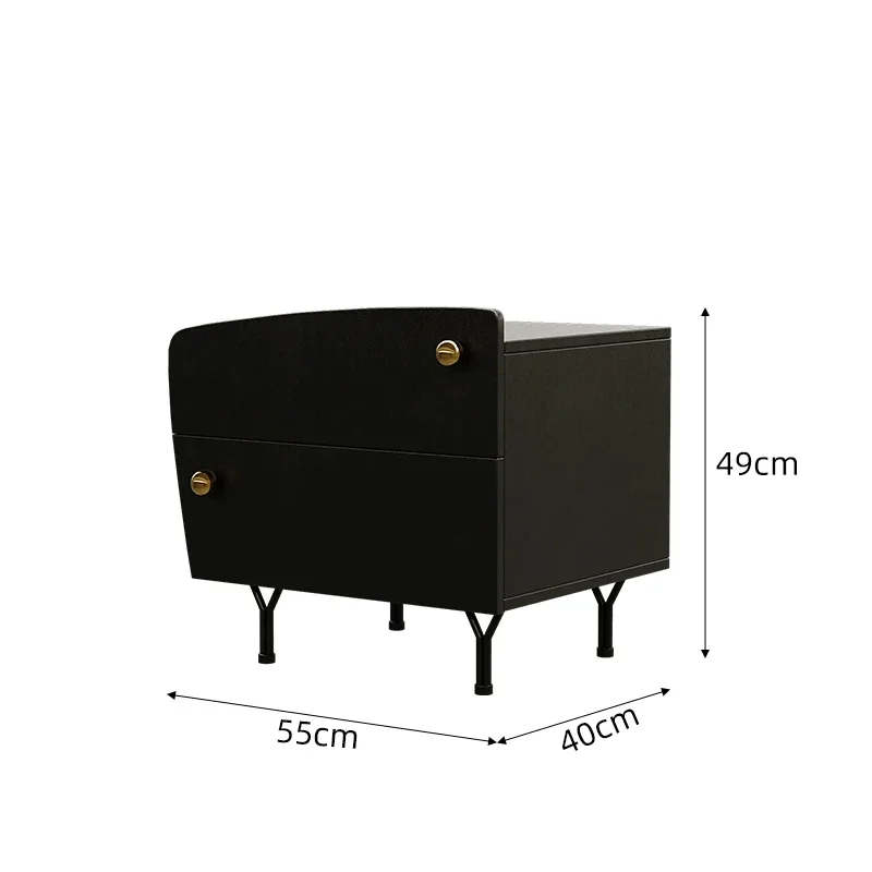 Factory Direct 2026 Girl White Nightstand Bedside Nordic Cute Trendy Drawers Night Table Mid Century Space Saving