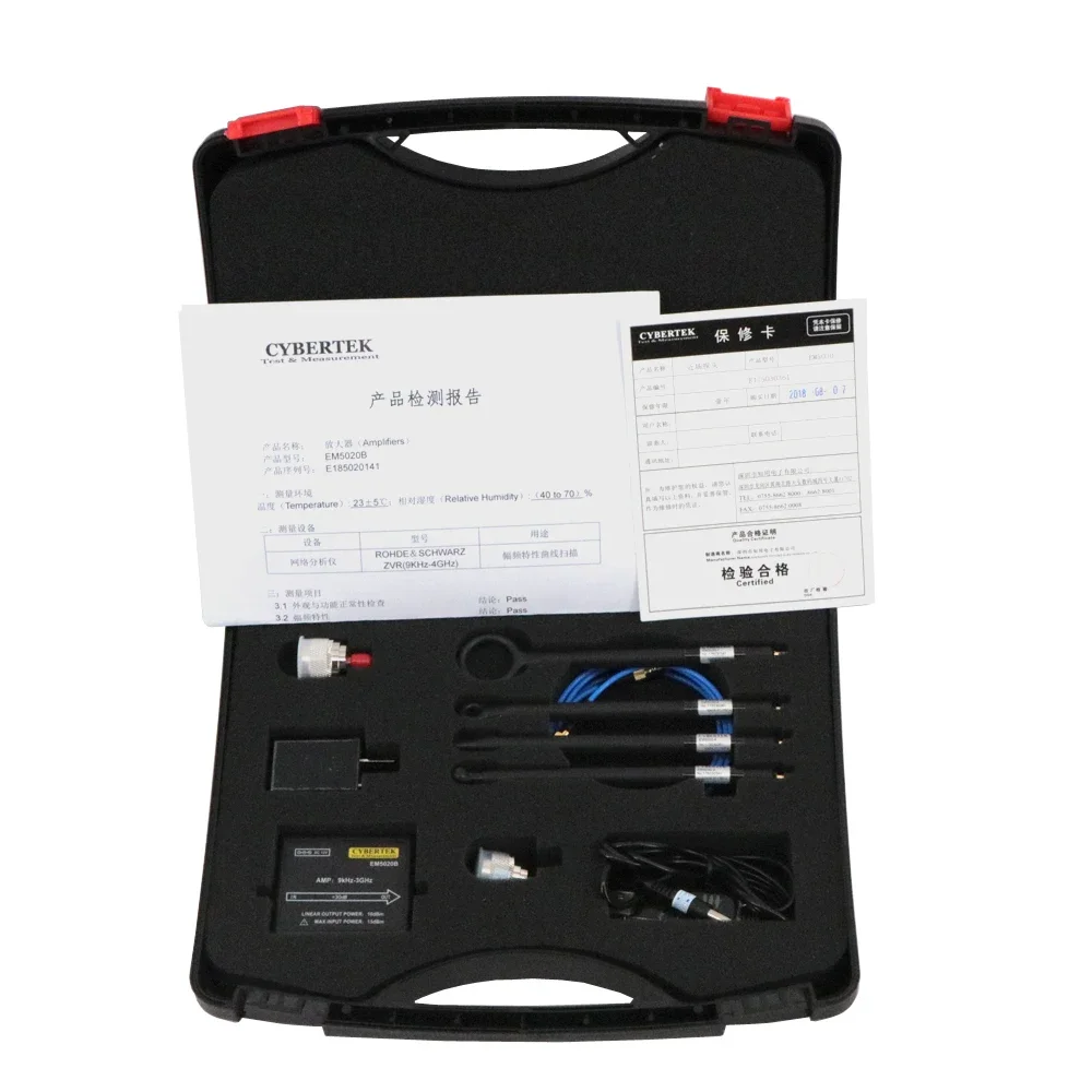 

EM5030 Зонд ближнего поля + предусилитель EM5020B Диапазон частоты 100 кГц - 2 ГГц