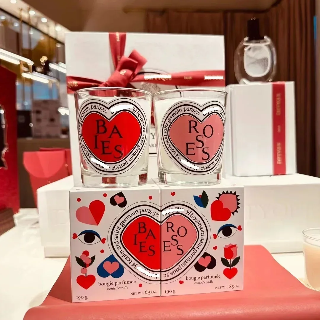 Romantic Limited Diptyques Candles Sakura Scented Fragrance Candle Light Gift High Quality Aromatherapy Perfume Aroma Home Decor