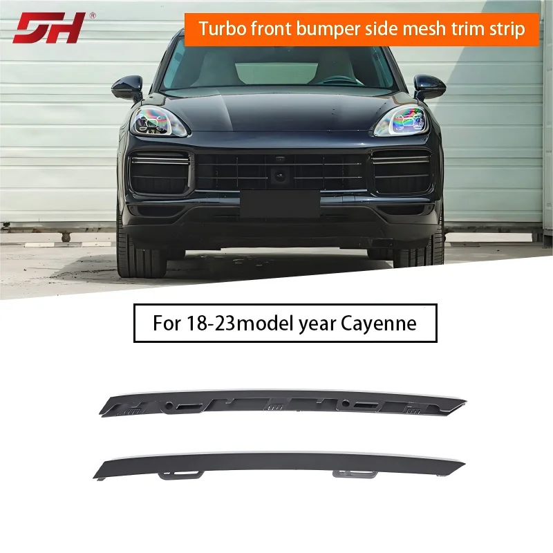 

Накладка на край переднего бампера автомобиля, подходит для Porsche Cayenne Turbo 2018-2023 9Y0807685B041 9Y0807686B041