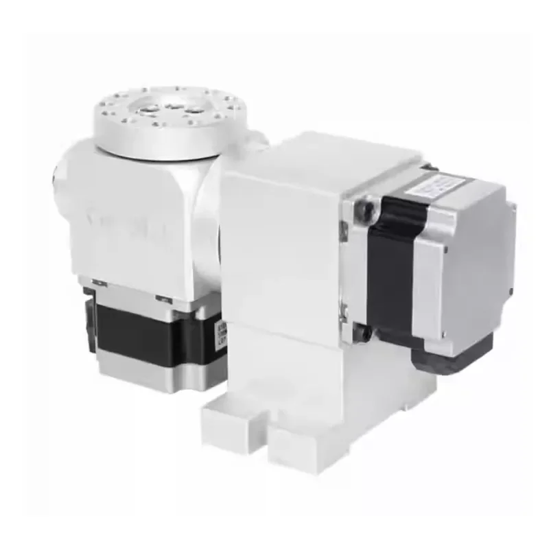 NEMA 23 Stepper Motor Harmonic Drive Reducer 50:1 Ratio Rotary Axis A B 4th 5th Dividing Head for Milling Machine