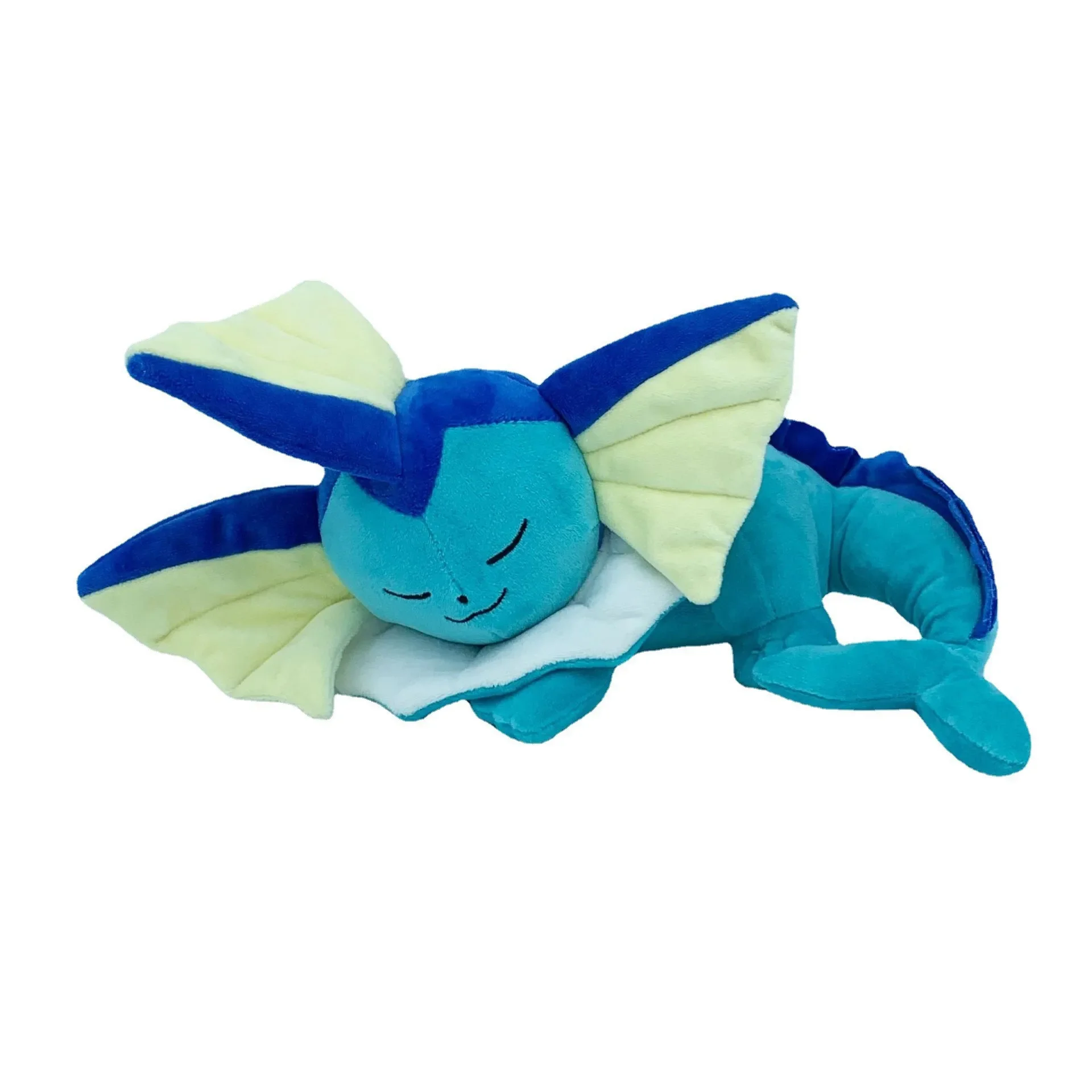 Vaporeon Plush Doll Toy Pokemon Sleeping Vaporeoned Soft Pillow Animal Stuffed Plush Toy Kawaii Children Plush Doll Gifts Toys