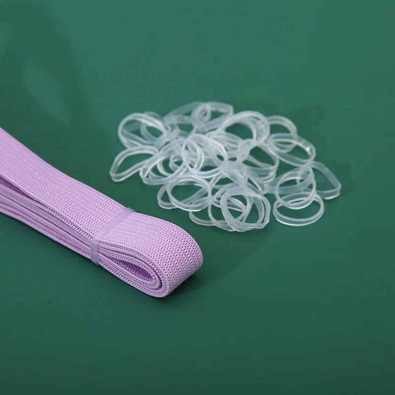 Mini Silicone Rubber Bands, High Elasticity