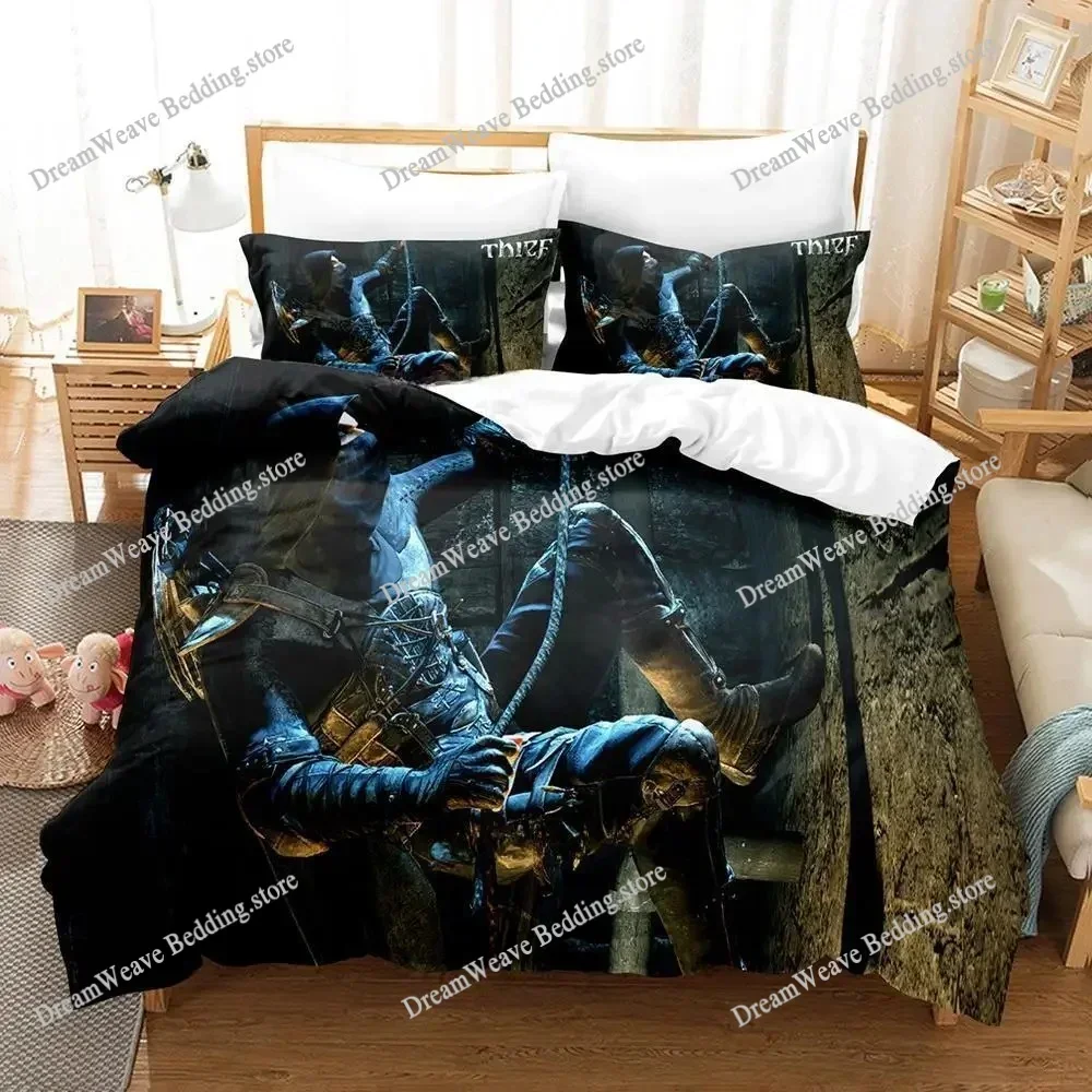 Bedding Decor Fashion 3d Print Game Thief Bedding Set Single Twin Full Queen King Size Bed Set Adult Kid Bedroom Duvetcover Sets