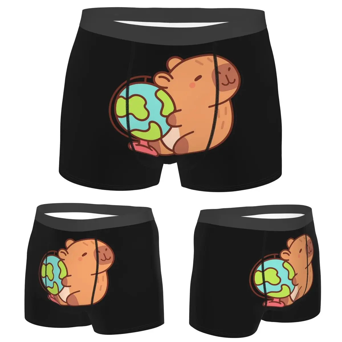 

Boxer Underpants Shorts Capybara Panties Men Soft Underwear for Homme Man Boyfriend Gifts