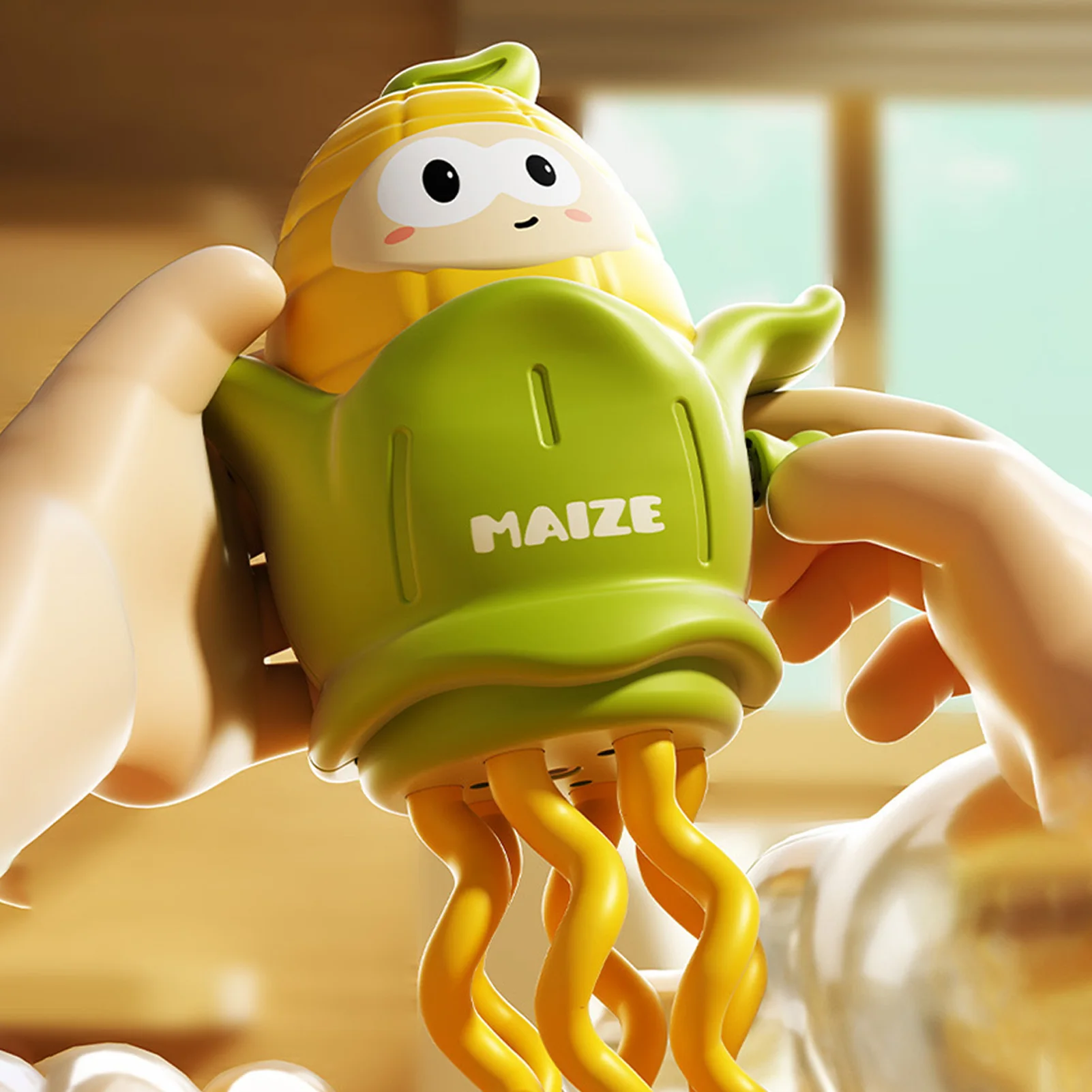 لعبة الذرة المتذبذبة الممتصة للرياح، لعبة ميكانيكية تفاعلية يدوية هدية لأعياد الميلاد والمهرجانات