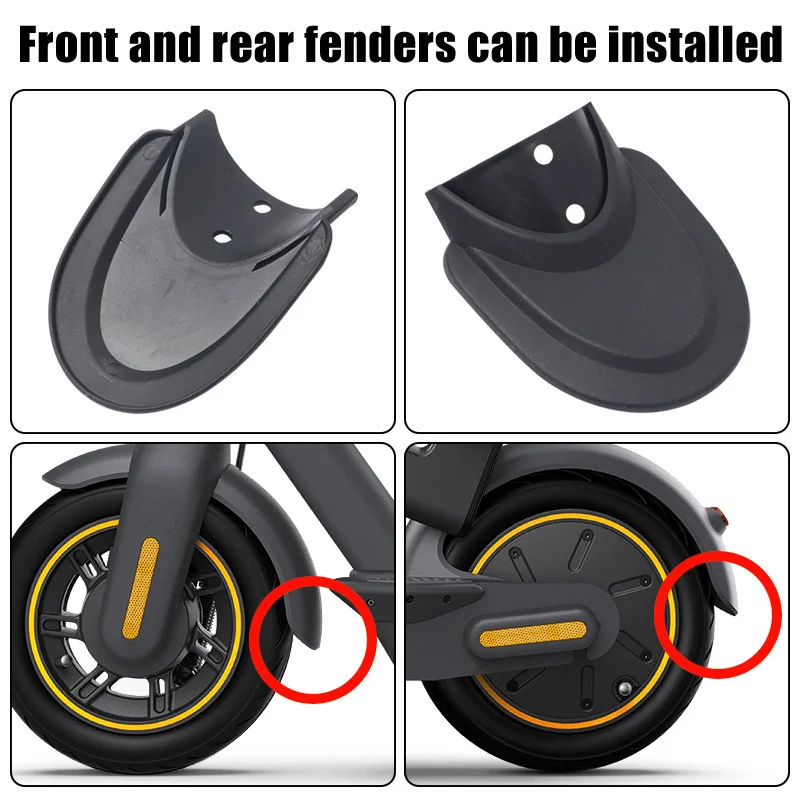 Wheel Rear Front Splash Mudguard Mud Flap For Segway Ninebot Max G30 G30D Fender Wing Water Retaining Mudguard Accessories