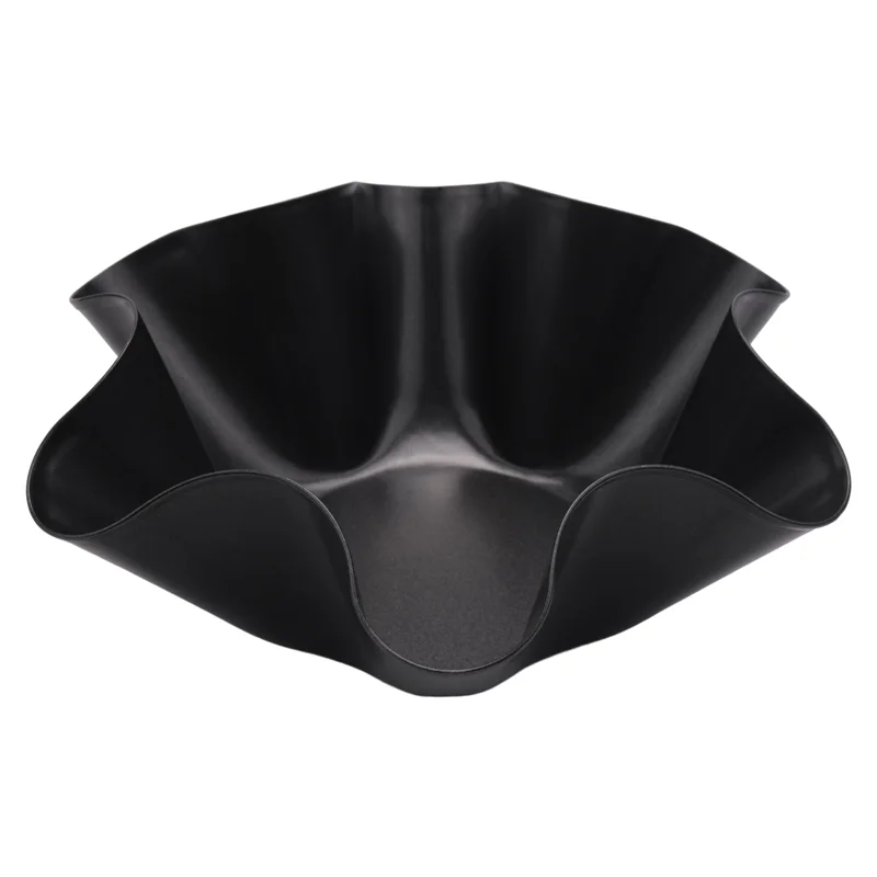 Grote Anti-Aanbaklaag Gecanneleerde Tortilla Shell Pans Taco Saladekommakers, Anti-Aanbaklaag Koolstofstaal, Set Van 4 Tostada Bakkers