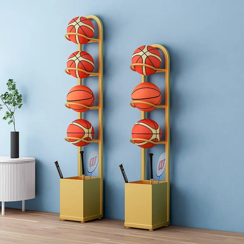 

Simple Home Indoor Children's Basketball Storage Rack Kindergarten Ball Living Room Against The Wall To Put Balls