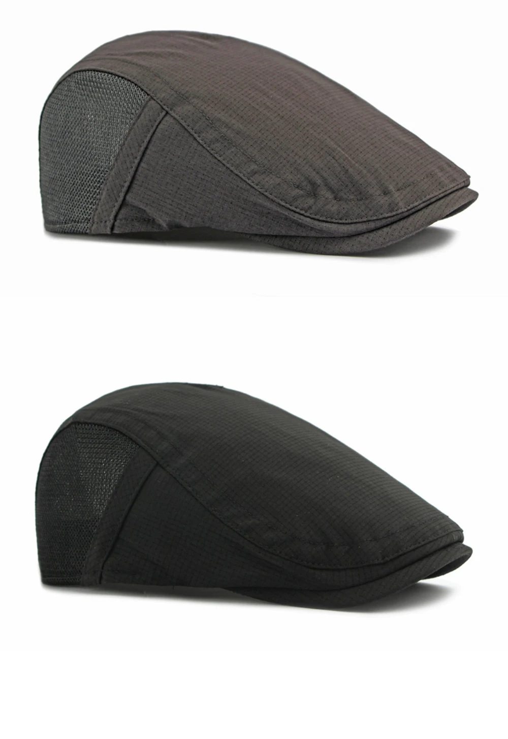 HT5109 Herren- und Damen-Baskenmützen, Frühling-Sommer-Sonnenkappe, Retro-Künstlermütze, Unisex Ivy Flat Cap, Verstellbare Netz-Baskenmütze – Detail 9