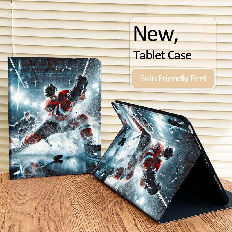 

Hockey Player Shooting Ice For Huawei MatePad Pro Air 12 X Honor Pad 8 V8 9 13 GT GT2 3 12.6 13.3 Inch Tablet Case