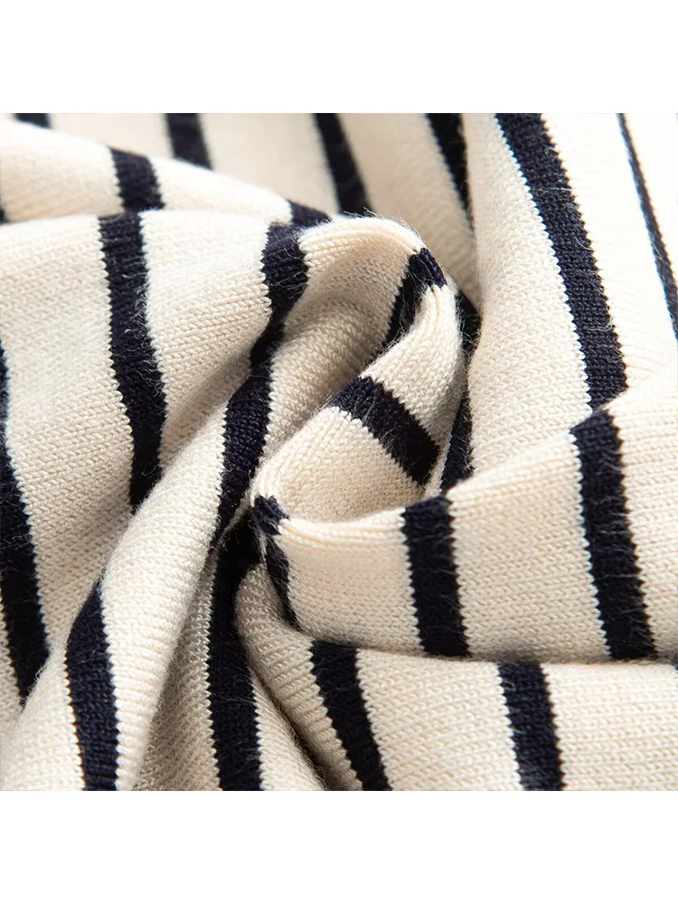 HH レディース エレガント ニット 2ピーススーツ Oネック 半袖トップス+ストライプ柄 シングルブレスト 長袖 冬用カーディガン セーターコート