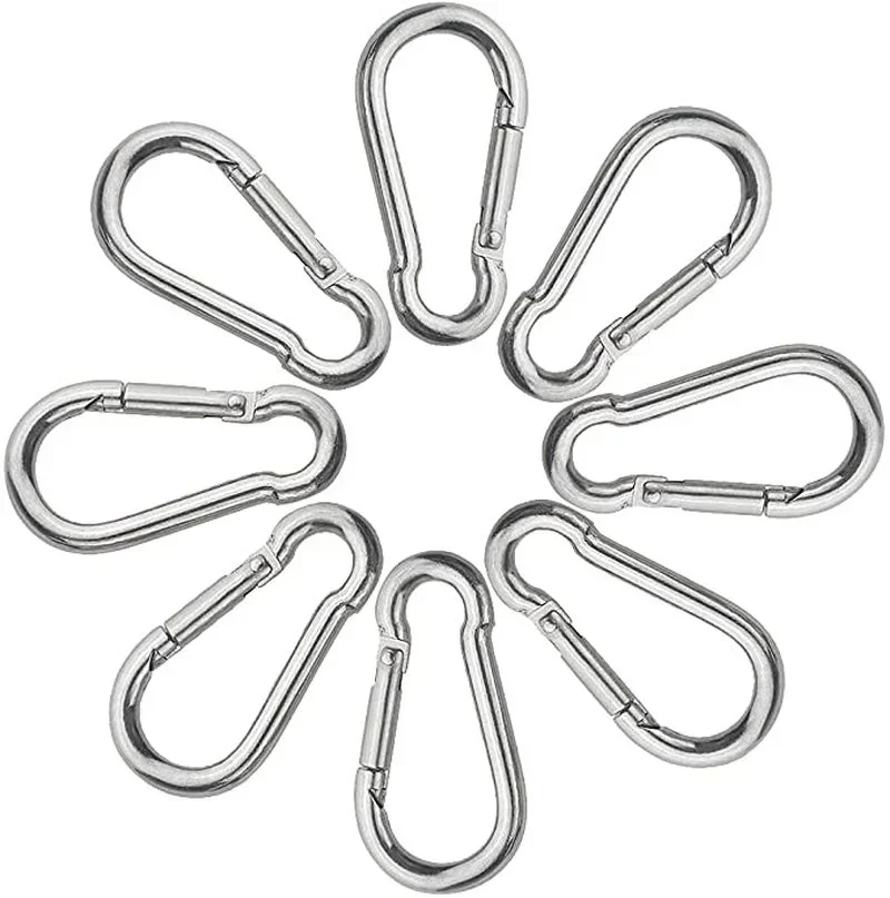 Mini-Karabiner-Schlüsselanhänger, Aluminiumlegierung, D-Ring-Schnalle, Federkarabiner, Karabinerhaken, Clip, Schlüsselanhänger, Outdoor, Camping, täglicher Gebrauch