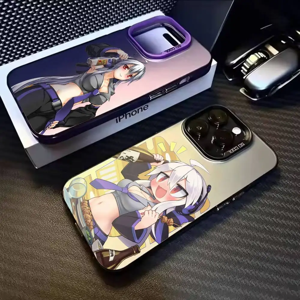 Чехол для телефона Haku Yowane для iPhone 17, 16, 15, 14, 13, 12, 11, Mini, Pro, E, MAX, матовый, ударопрочный