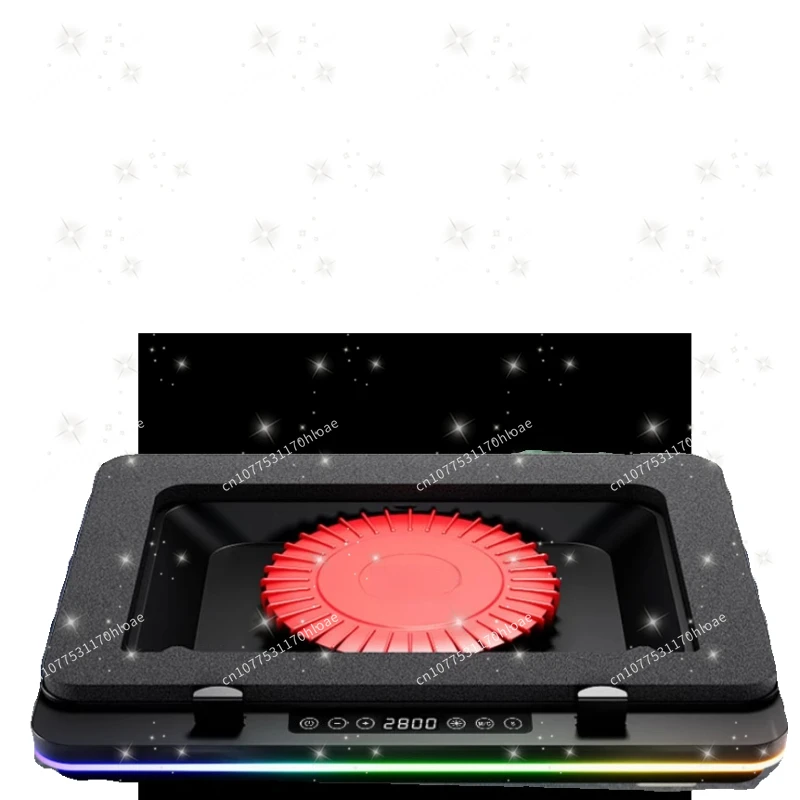 GT600 Air-Pressing Laptop Cooler with 14CM Fan, Supports 18inch Dustproof Base Stand