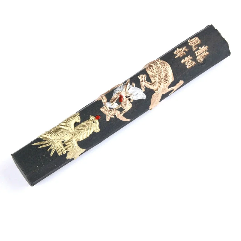 

Anhui Ink Stick Chinese Painting Calligraphy Ink Block Exquisite Pine Soot Calligraphy Ink Stick Grinding Inker Caligrafia China