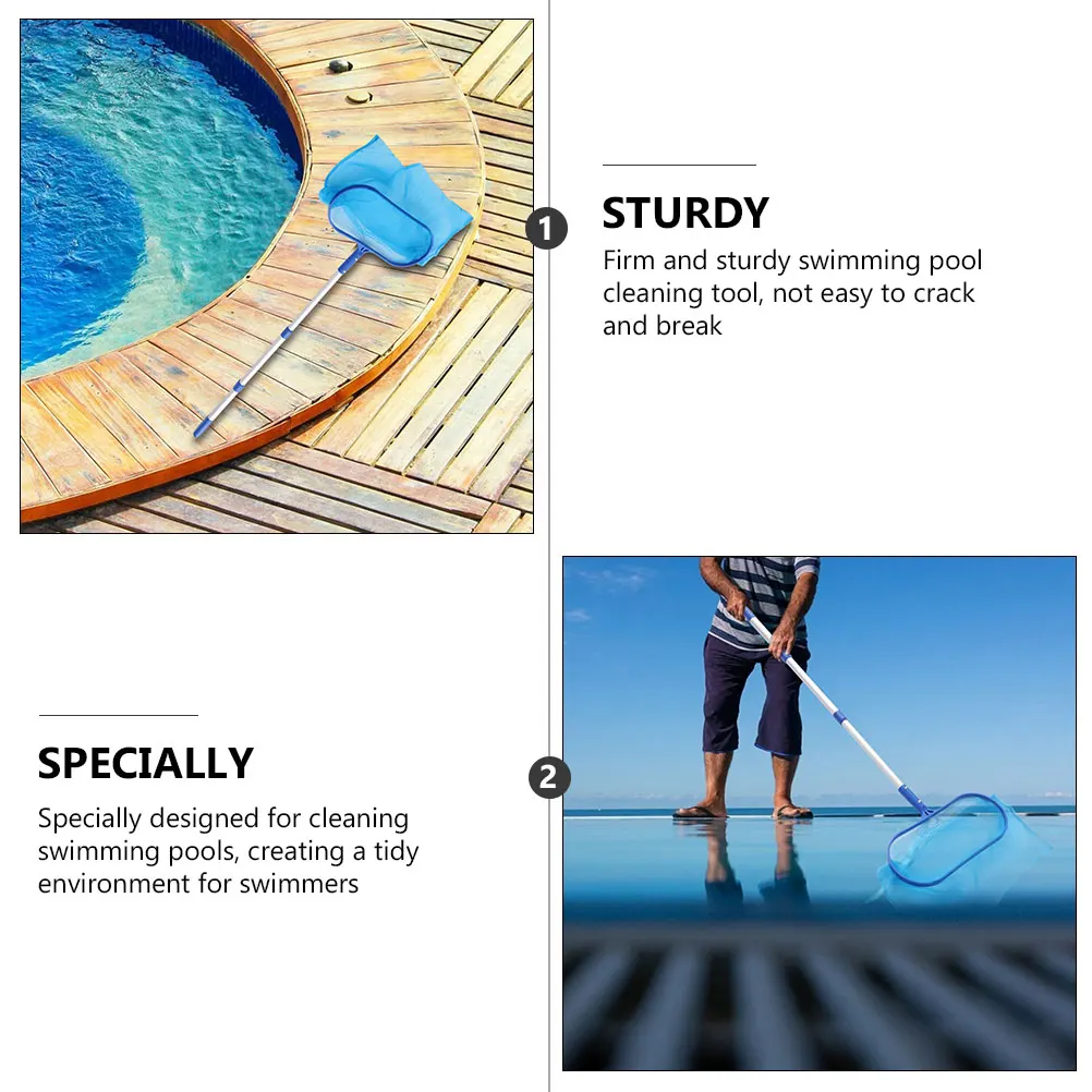 

1Set Strong Pool Skimmer Net Fine Mesh for Leaves Debris in Swimming Pools Ponds Fountains Pool Leaf Skimmer Pond Cleaning Net