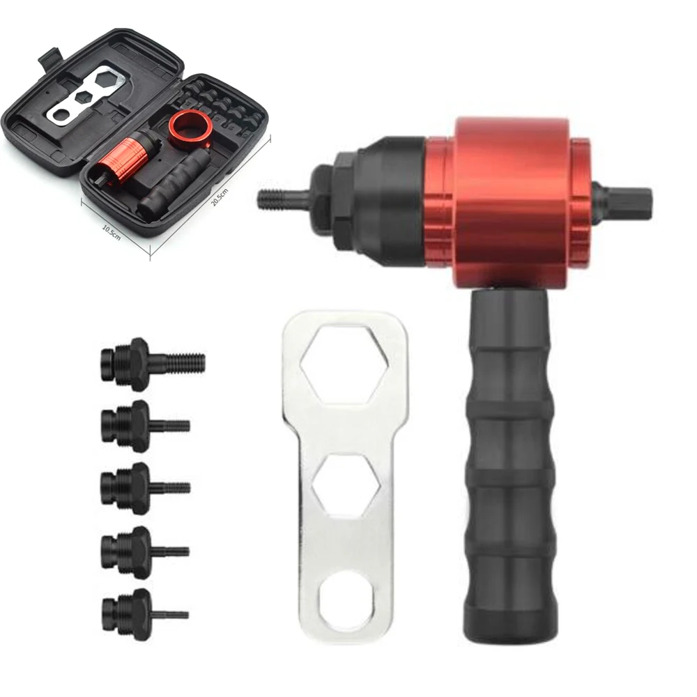 

Электрический заклепочный пистолет с тяговым сердечником, клепальный преобразователь, переходник для заклепочного пистолета с заклепкой M3 M4 M5 M6 M8