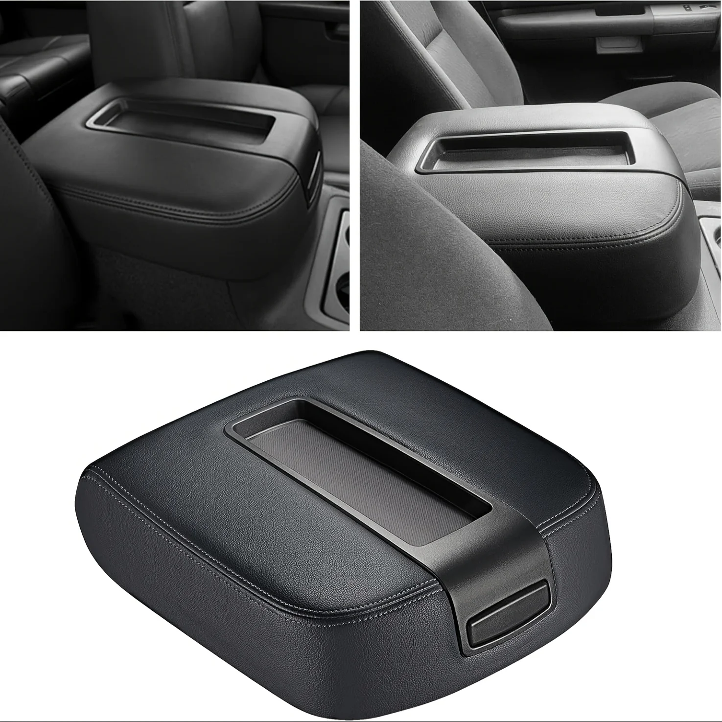

Center Console Lid Armrest Cover for Chevy Avalanche Cheyenne Silverado 1500 2500 3500 GMC Sierra Yukon Yukon XL 2007-2014