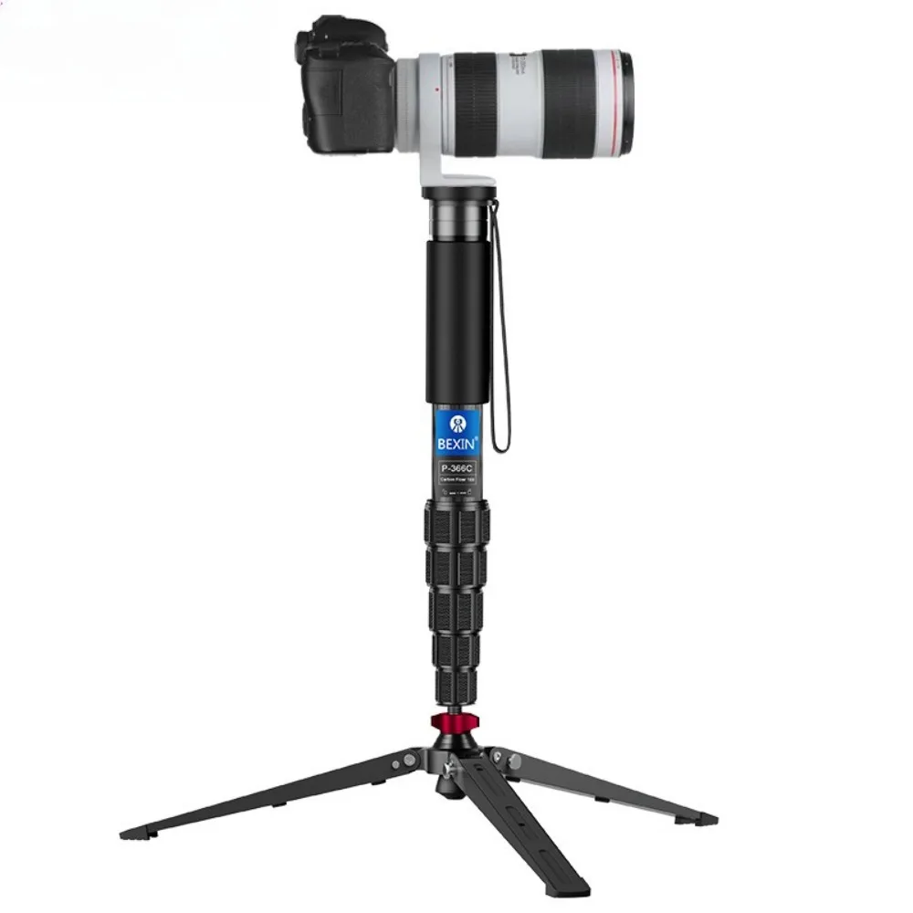 Beixin, carbon fiber monopod, outdoor portable SLR camera photography bracket, mobile phone live broadcast monopod